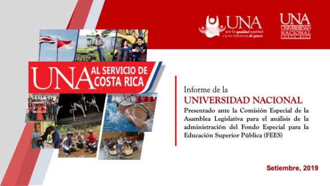 Rector de la UNA compareció ante Comisión Especial FEES de la Asamblea Legislativa