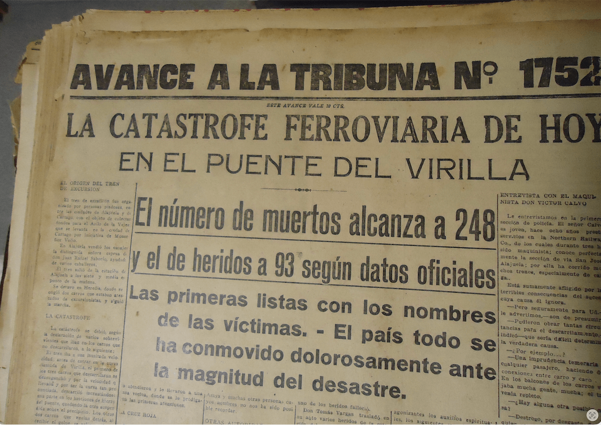 Tragedia en el Virilla